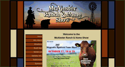 Desktop Screenshot of mcalestershows.com